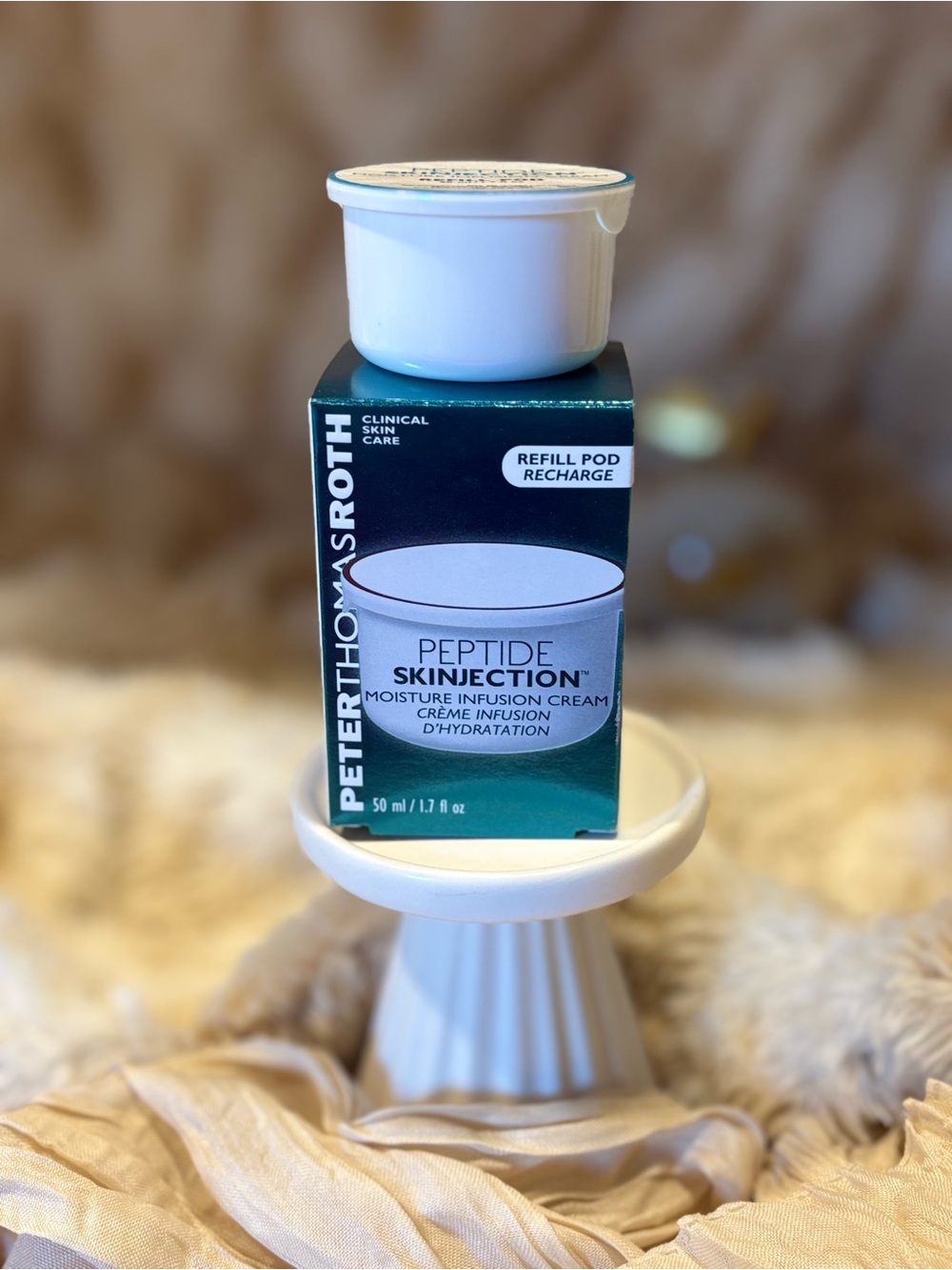 NIB Peter Thomas‎ Roth Peptide Skinjection Moisture Infusion Cream Refill Pod